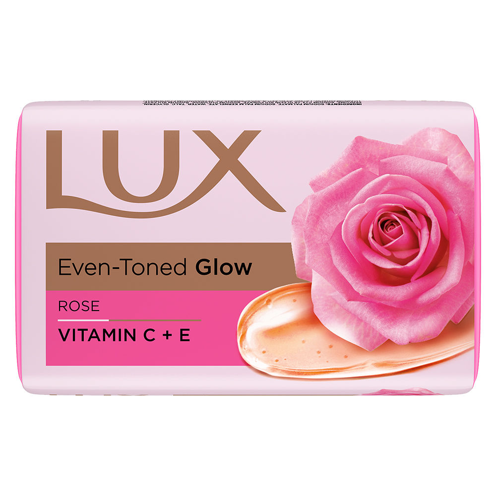 Lux Even-toned Glow Bathing Soap infused with Vitamin C & E For Superior Glow 450 g Combo