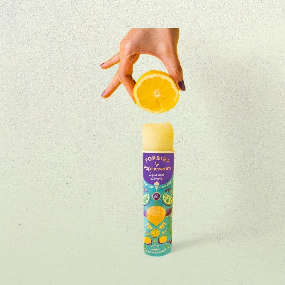 Papacream Lime And Lemon Popsies