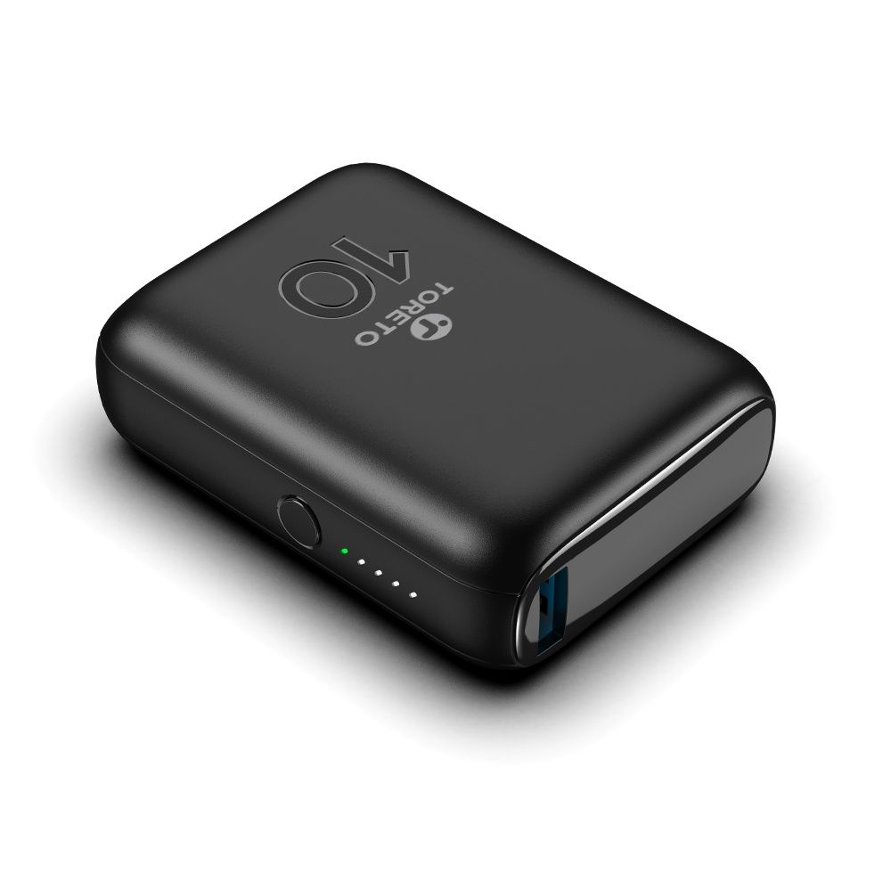 Toreto 10000 mAh QC PD 22.5W Mini Power Bank Fast Charging for iPhone | Android & Other Devices