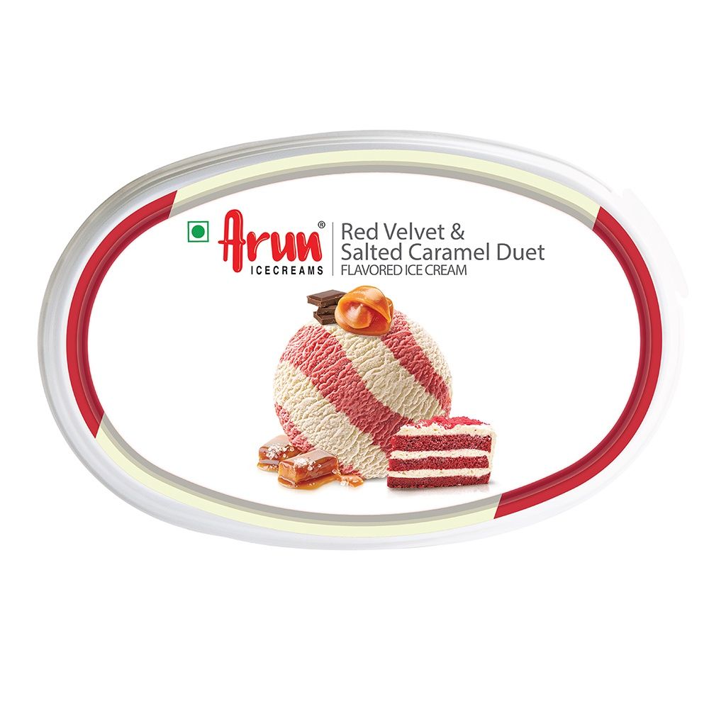 Arun Red Velvet And Salted Caramel Ice Cream Cup