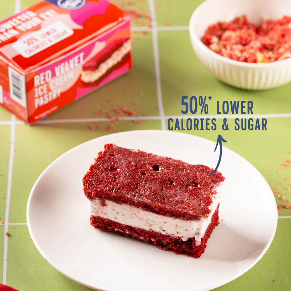 Get- A-Way Red Velvet Ice Cream Pastry