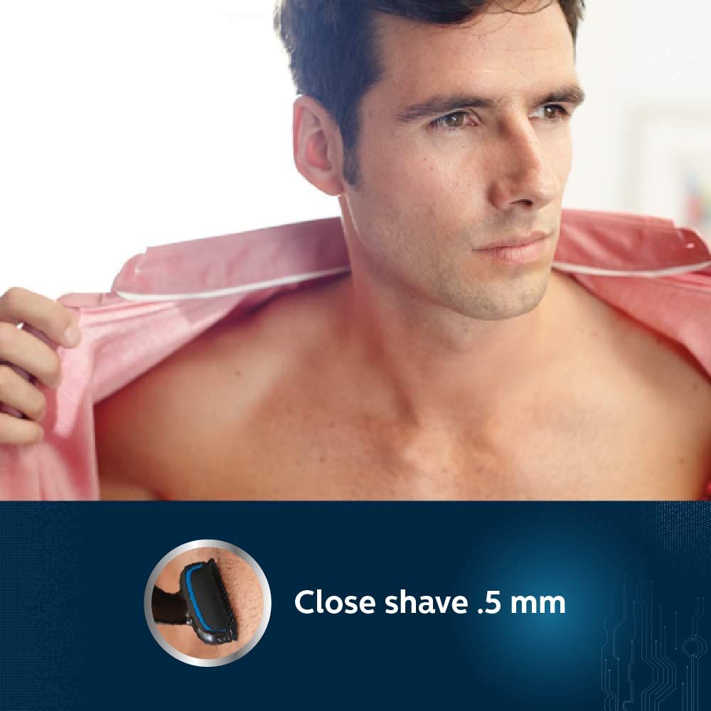 Philips Body Trimmer for Men|Safe for all Body Areas including Private Parts|Showerproof|BG1025/15