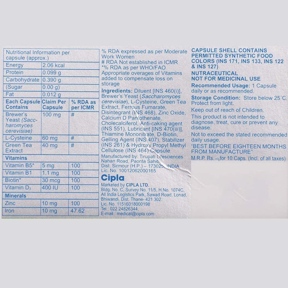 Adgain Plus Healthy Hair Capsule 10