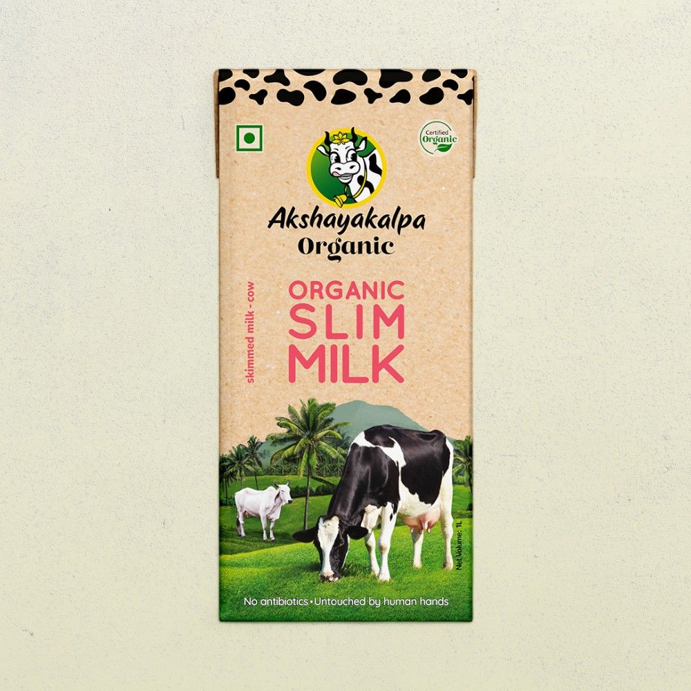 Akshayakalpa Organic Slim Milk - Uht