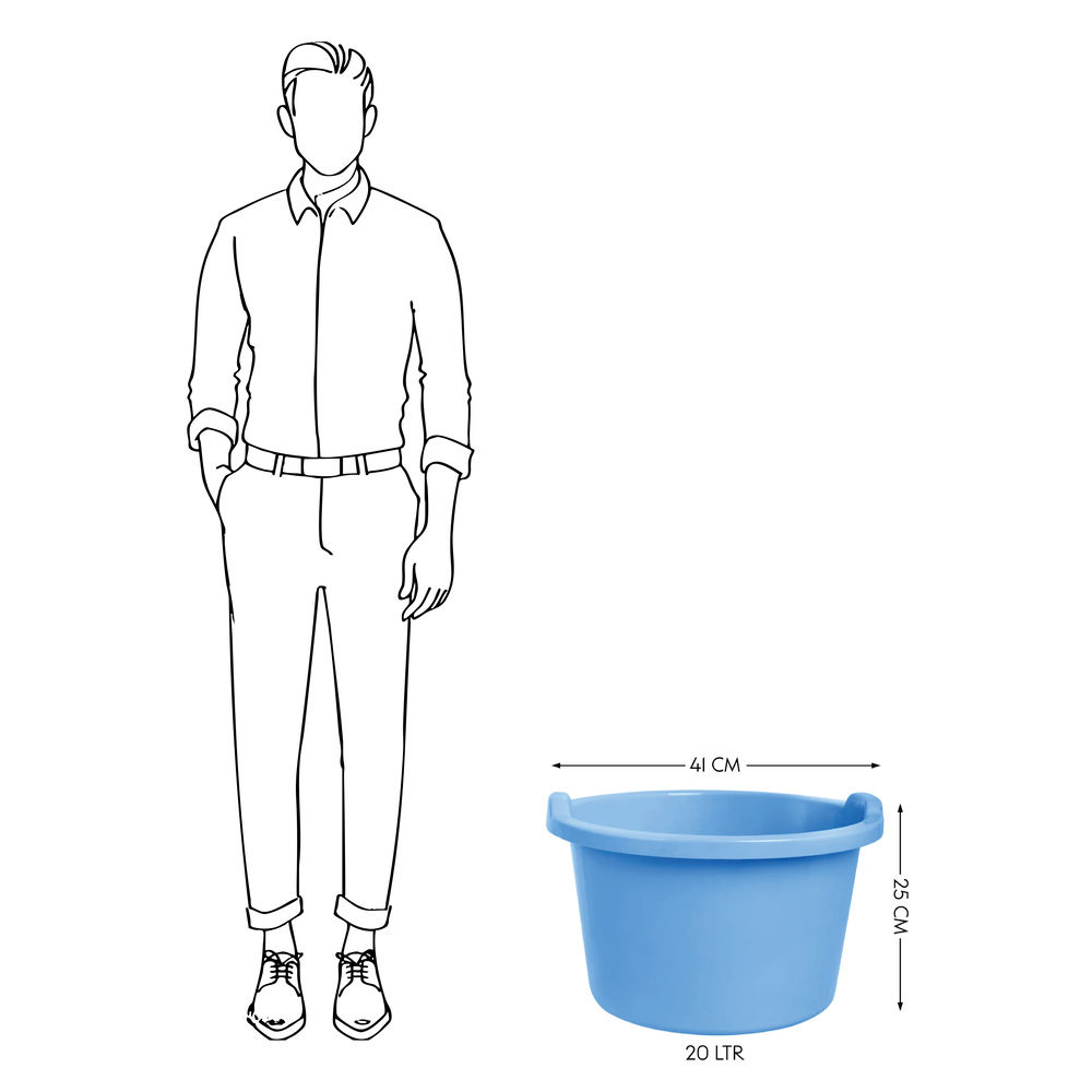 BAY6 Regent Tub 20 L - Blue