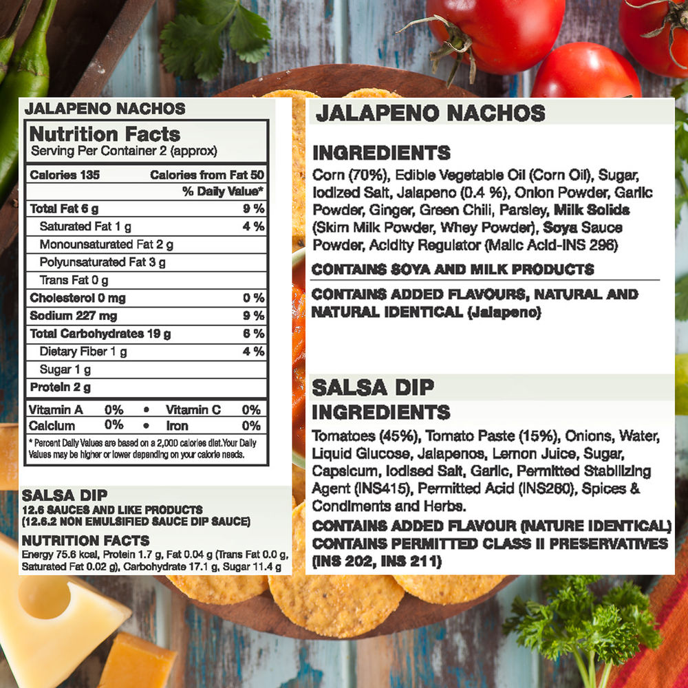 Cornitos Jalapeno Nachos and Salsa Dip Tray 75 g Combo