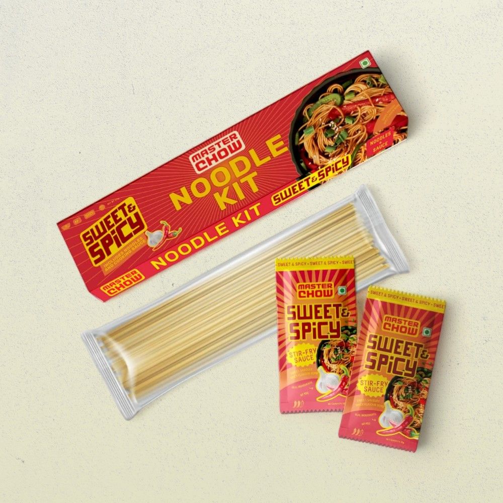 MasterChow Sweet and Spicy Noodle Kit Cooking Sauce Noodles