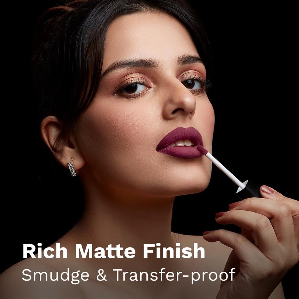 Pilgrim Matte Me Up! Liquid Lipstick - Wine Spill