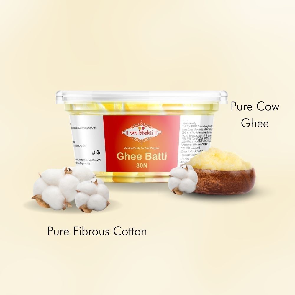 Om Bhakti Ghee Batti Small