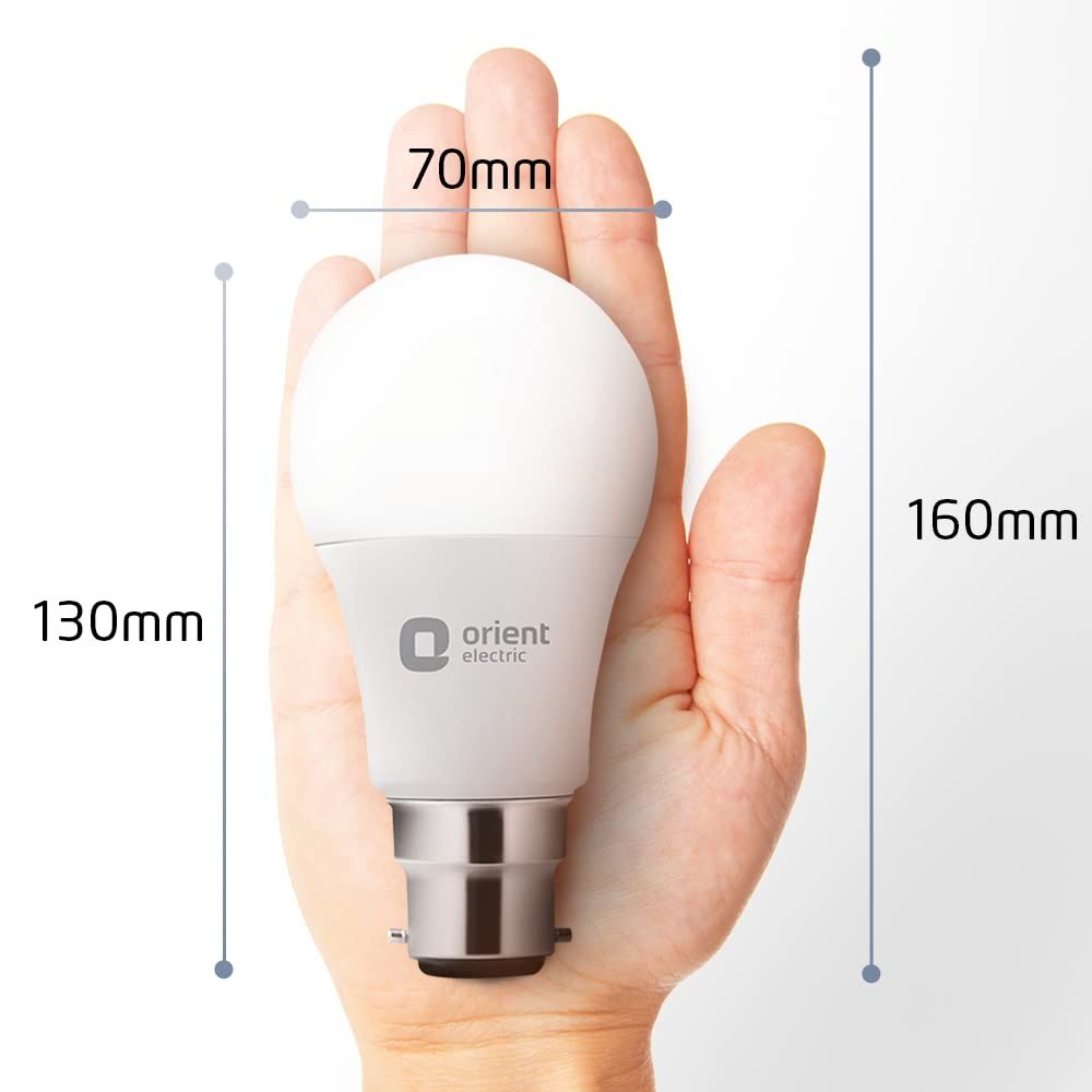 Orient Electric Multipurpose LED Bulb 15W| 6500K ,Nonchargable | B22 Base Holder