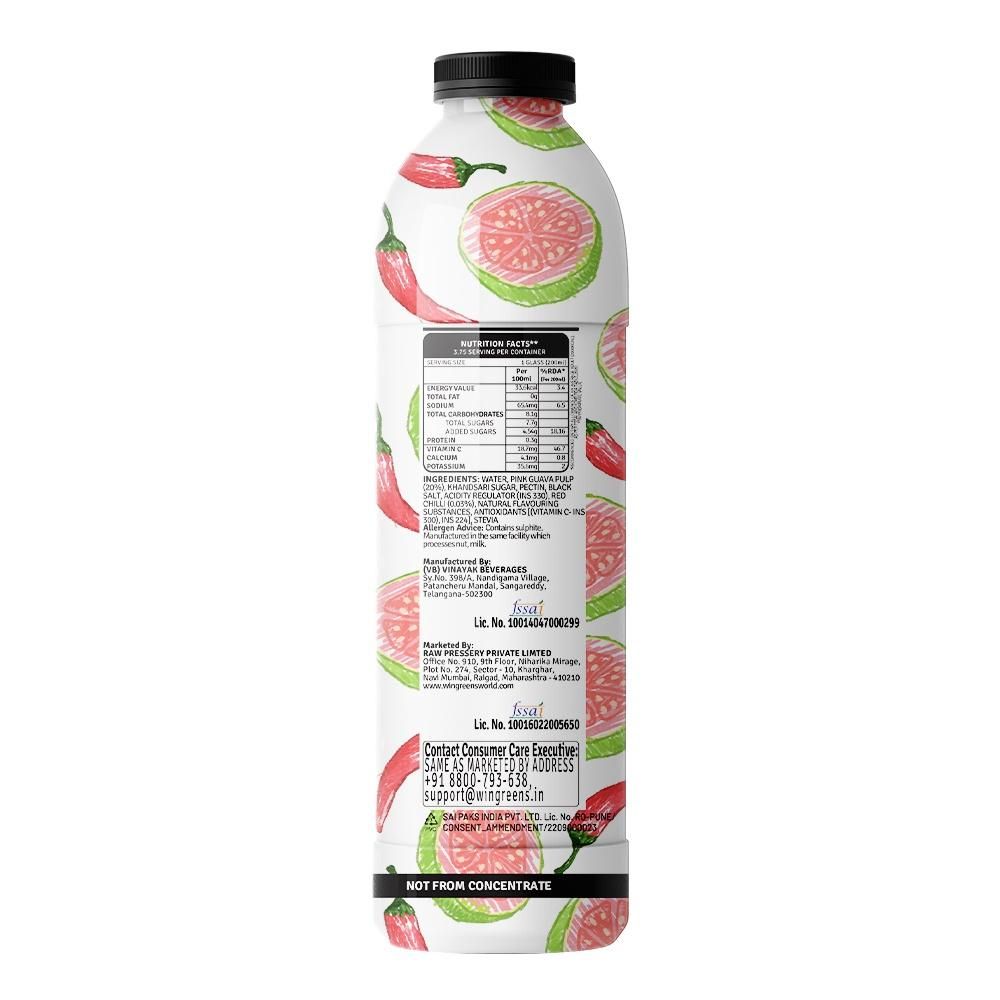 Raw Pressery Refreshers - Pink Guava Chilli 750 ml Combo