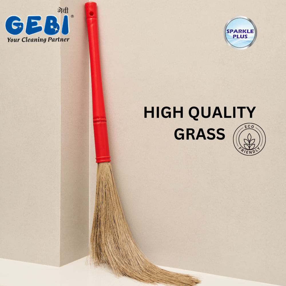 Gebi Sparkle Plus Mahalaxmi Grass Broom