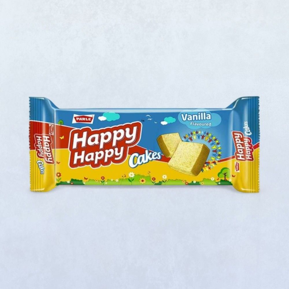 Parle Happy Happy Cake - Vanilla 120 g Combo