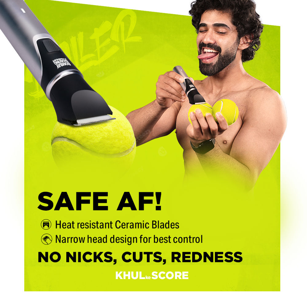 Bombay Shaving Company Balls Trimmer | Type-C Charging |Baller| Body Groomer
