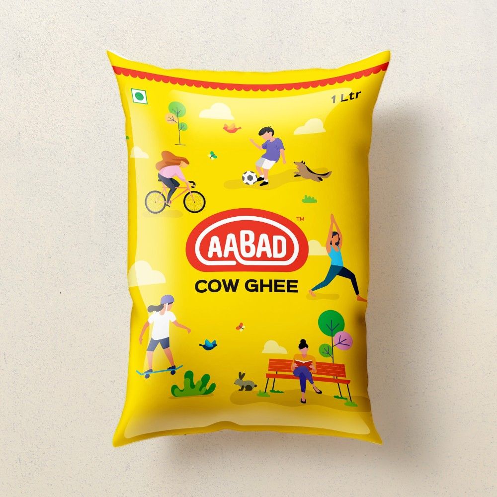 Aabad Cow Ghee Pouch