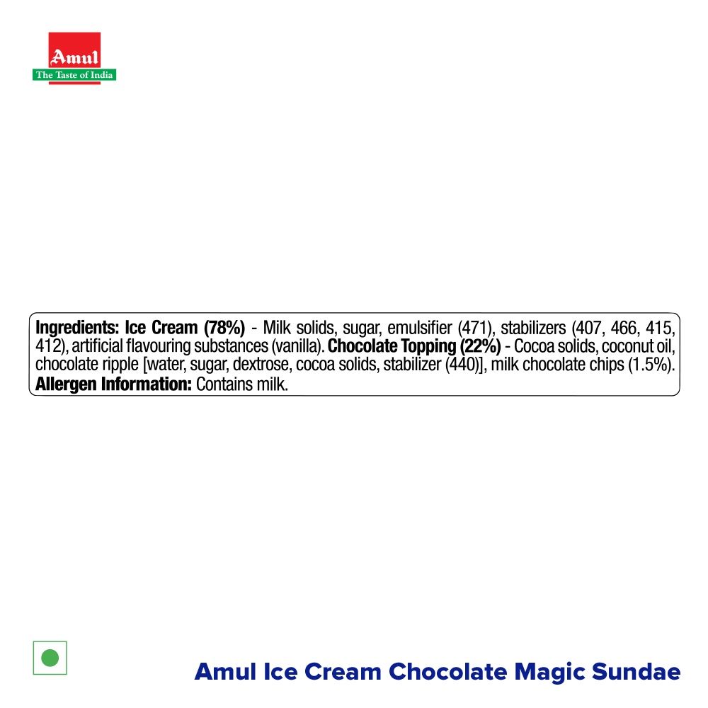 Amul Sundae Chocolate Magic Ice Cream Tub