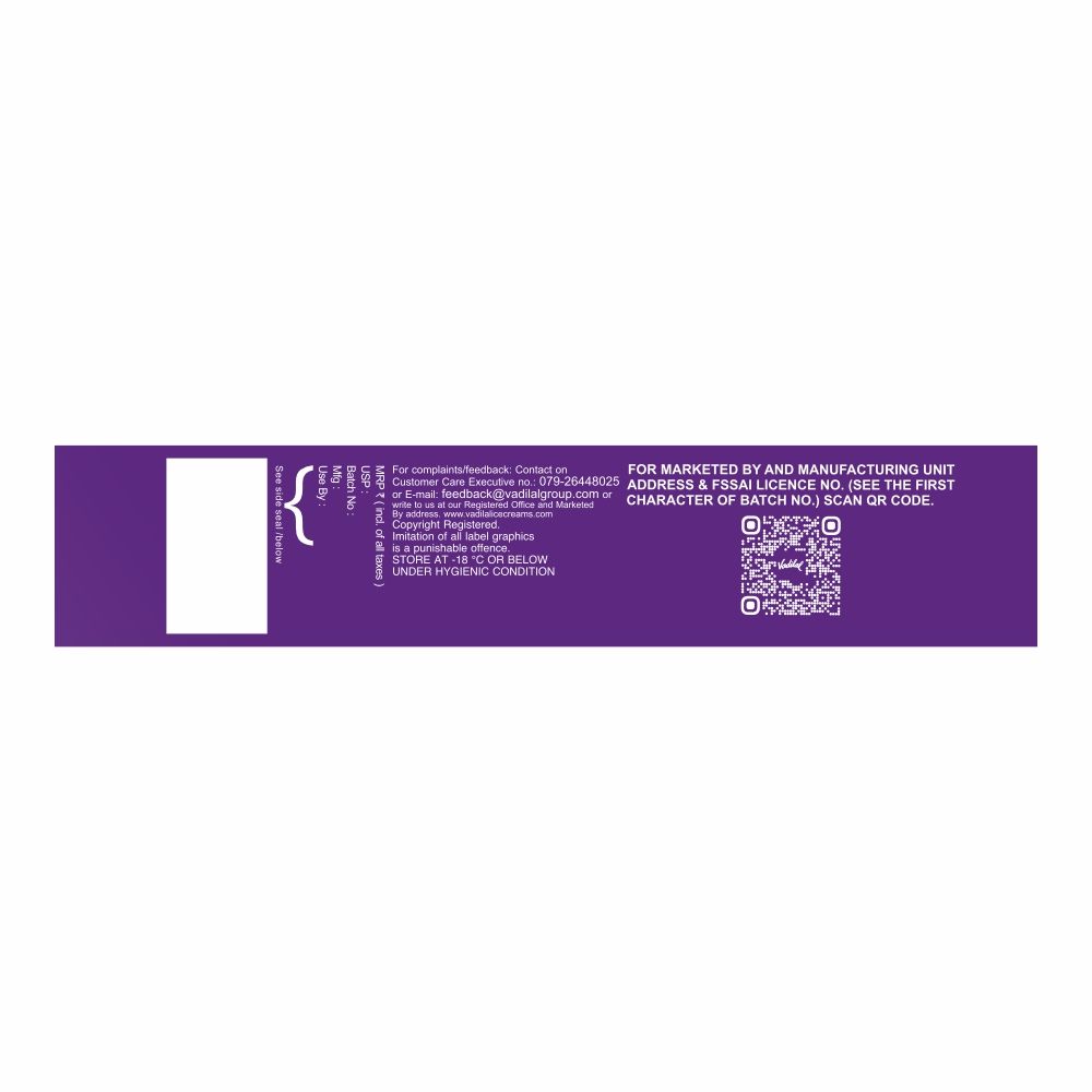 Vadilal Dark Truffle Badabite Ice Cream Stick 80 ml Combo