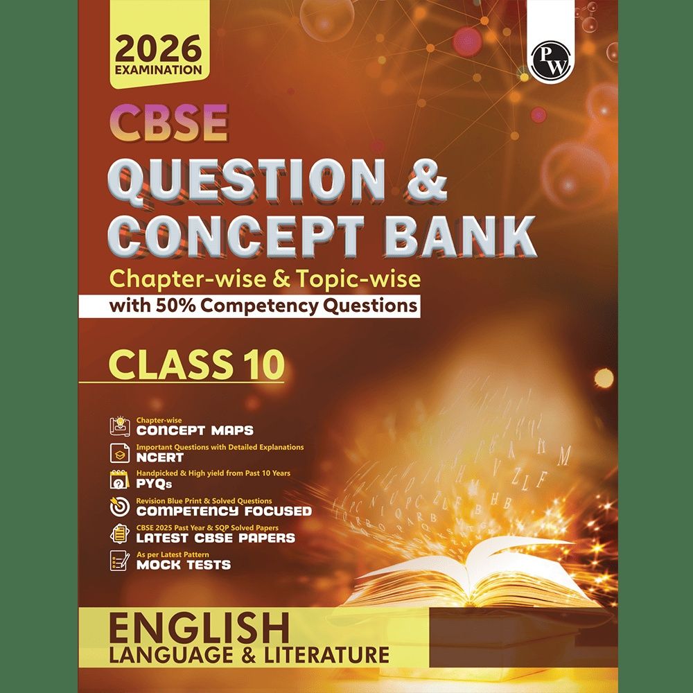 Physics Wallah CBSE Class 10 QCB English | Chapterwise 2026 Solved Questions | 50% CBQs