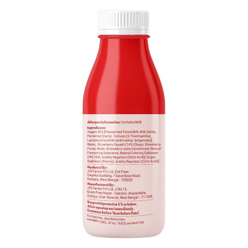 Joi Farm Strawberry Yogurt Probiotic Smoothie 200 ml Combo