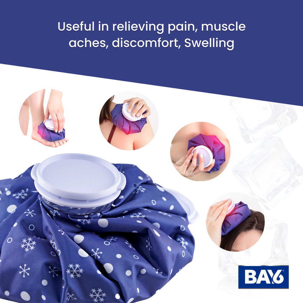 BAY6 Ice Bag For Pain Relief, 9 Inch, Assorted Color