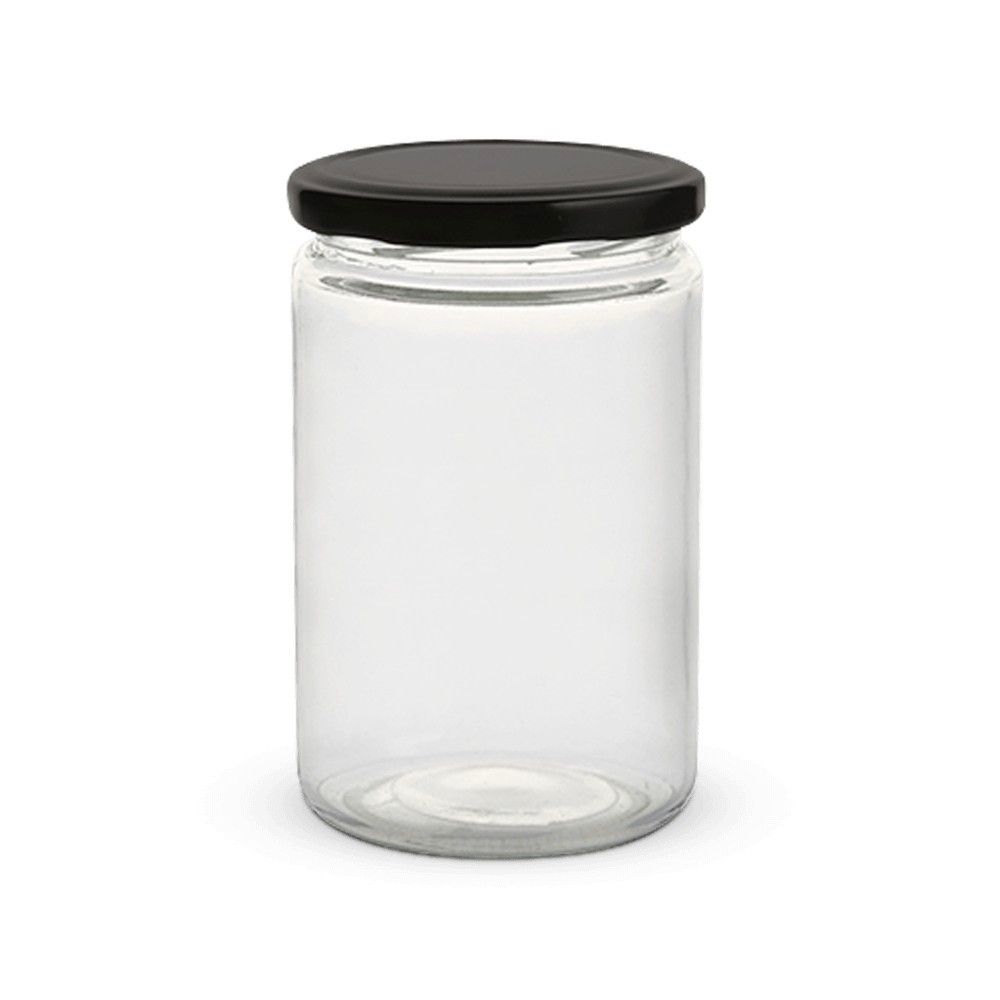 Glass Ideas Rack Jar Set (350 Ml)