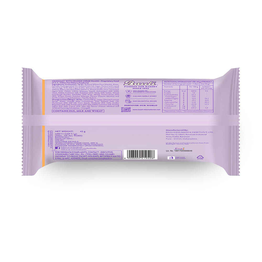 Bauli Moonfils Orange Puff Roll Combo