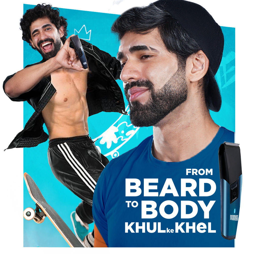 Bombay Shaving Company 11-in-1 Beard & Body Trimmer | Type-C charging | Power Groomer| Fast charging
