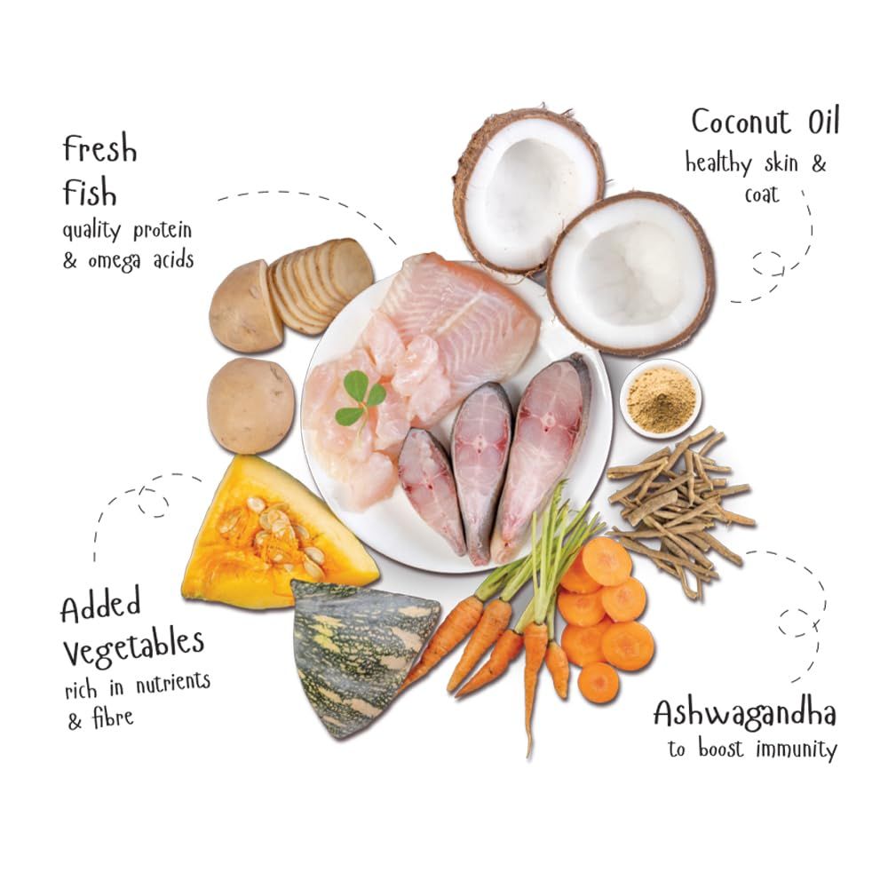 Fidele Wet Dog Food Fresh Fish With Vegetables