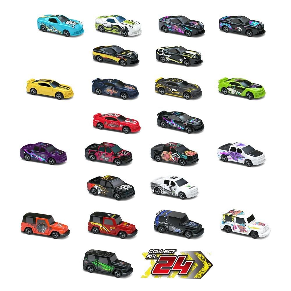 Crash Ems Pull Back Car | Racing Stunt Vehicle Toy | Pack of 1 Car