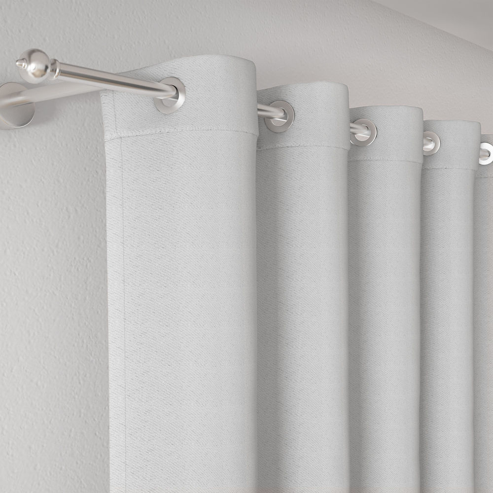 Wakefit Solid Blackout Curtain | Blocks Upto 100% Light | (5 x 4.3 ft) | For Windows | Set of 2 Agaya Grey