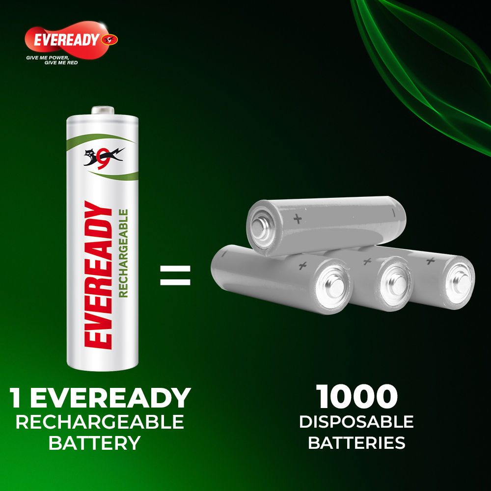 Eveready AAA Rechargeable Battery, 1000 Series
