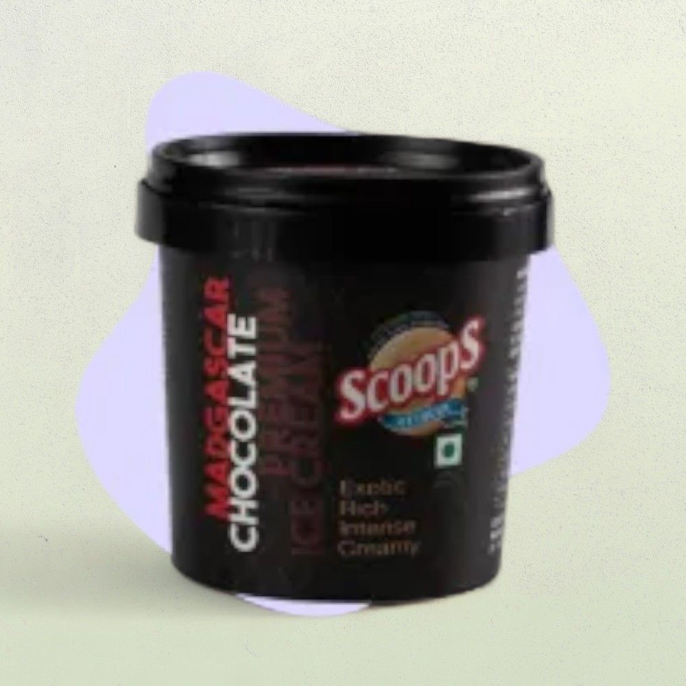 Scoops Madgaskar Chocolate Ice Cream
