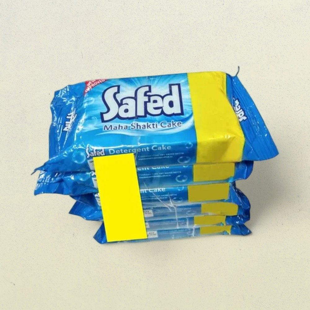 Safed Maha Shakti Detergent Bar Cake