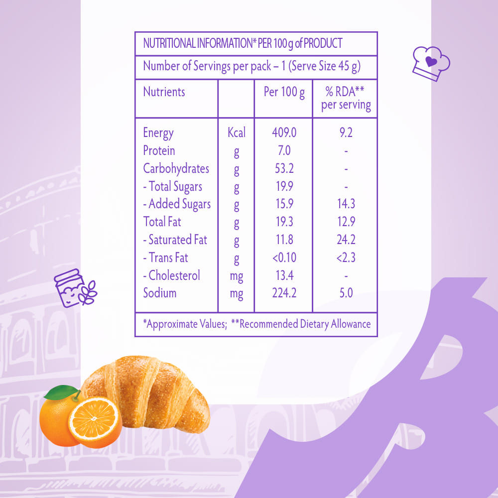 Bauli Moonfils Orange Puff Roll Combo
