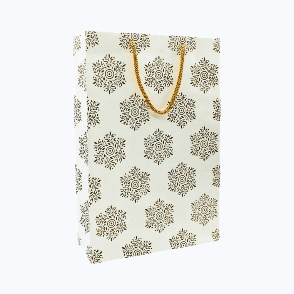 Se7En Printed Paper Bag | Size- 8 X 12 X 3 Inch (Colour May Vary)
