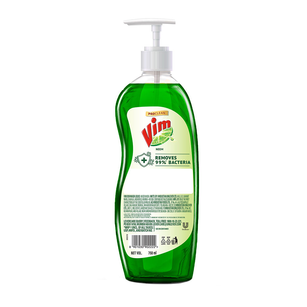 Vim Anti Bacteria Dishwash Liquid
