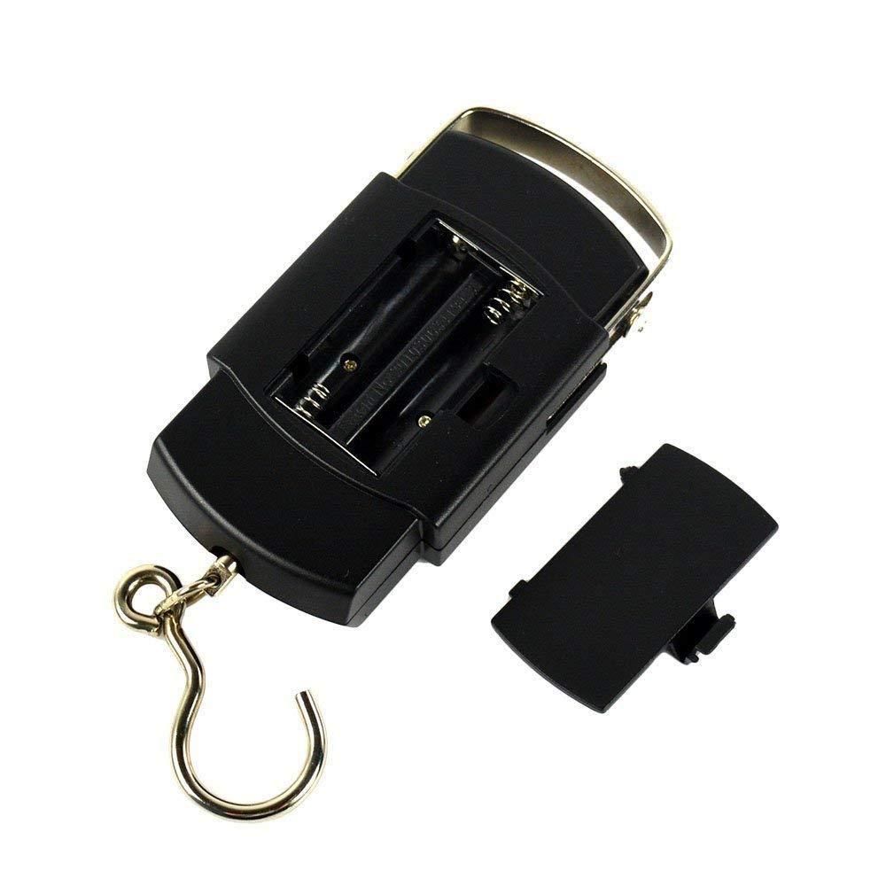 Desidiya Portable Electronic Hook Type Weighing Scale (Black)