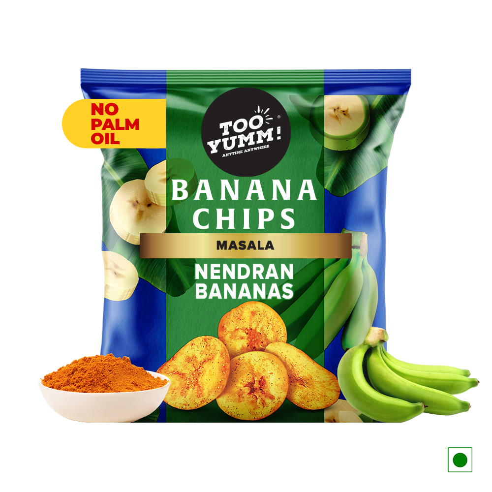 Too Yumm Masala Banana Chips | Made with Nendran bananas | No Palm Oil | 100% Veg