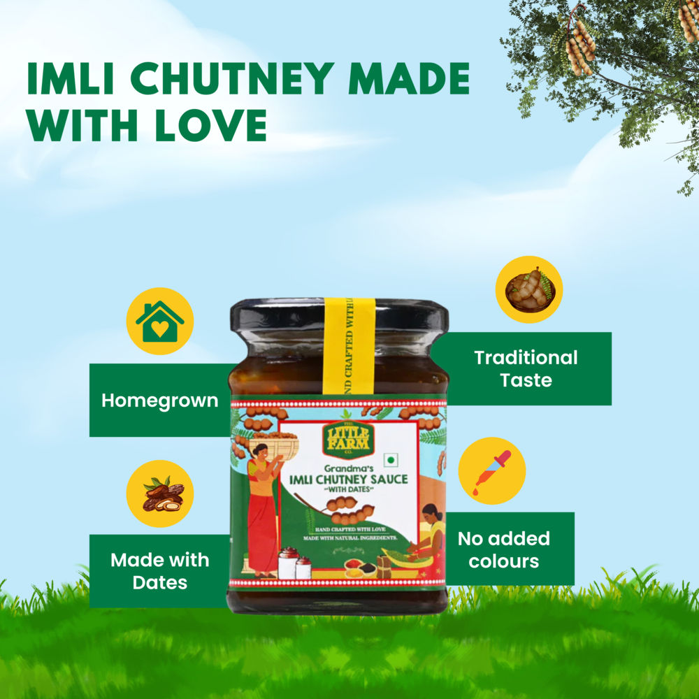 The Little Farm Co. Imli Sauce | Chutney with Dates
