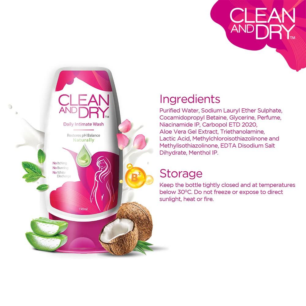 Clean And Dry Intimate Wash