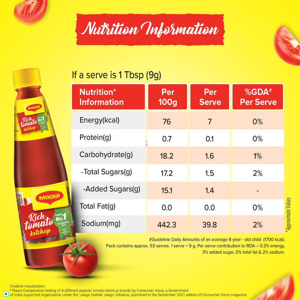 MAGGI Rich Tomato Ketchup | Bottle