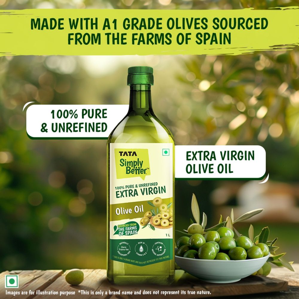 Tata Simply Better Extra Virgin Olive Oil 1 l Combo