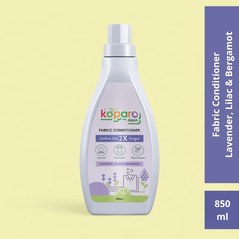 Koparo Natural Liquid Detergent (Top Load & Front Load)(900ml) & Koparo Natural After Wash Fabric Conditioner(850ml) Combo