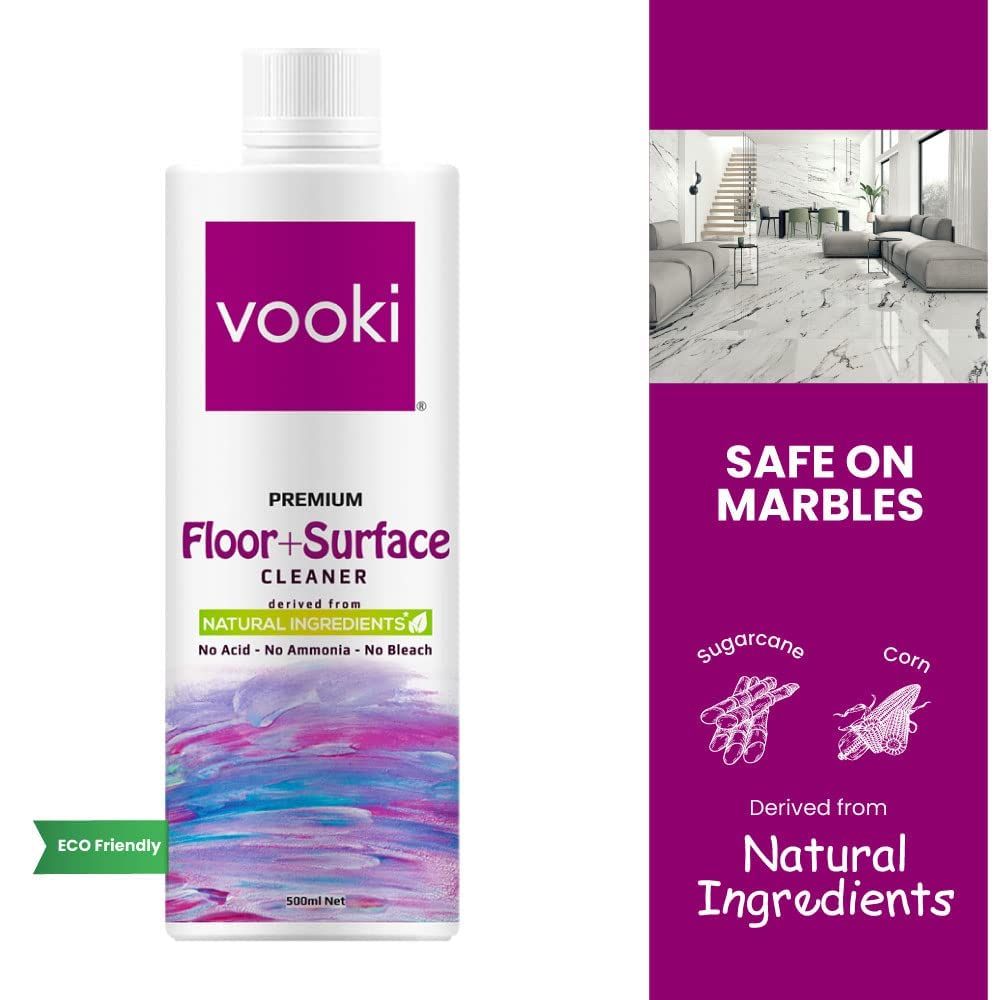 Vooki Floor Cleaner Liquid 500 ml X 2 Combo