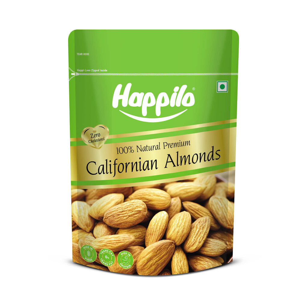 Happilo 100% Natural Premium Californian Almonds