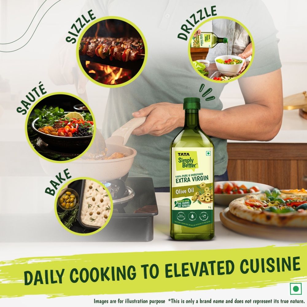 Tata Simply Better Extra Virgin Olive Oil 1 l Combo