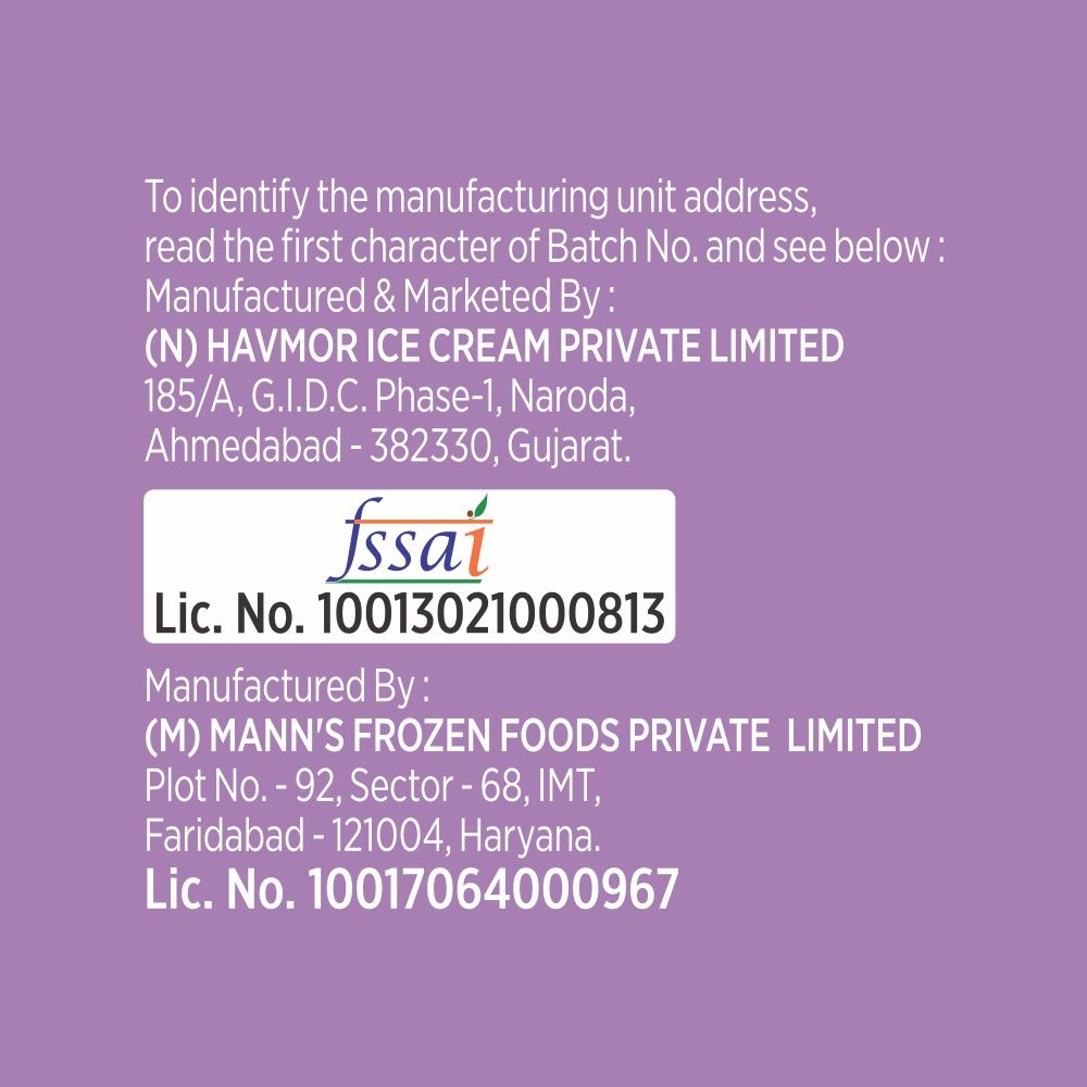 Havmor Rajwadi Kulfi Falooda 750 ml Combo