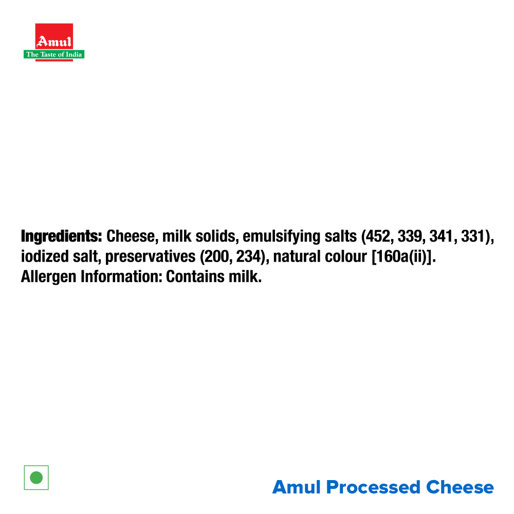 Amul A+ Process Cheese Slices