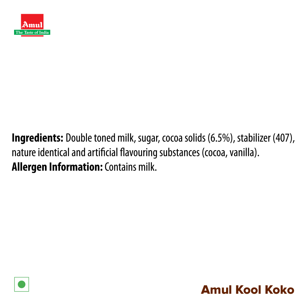 Amul Kool Koko Chocolate Milk