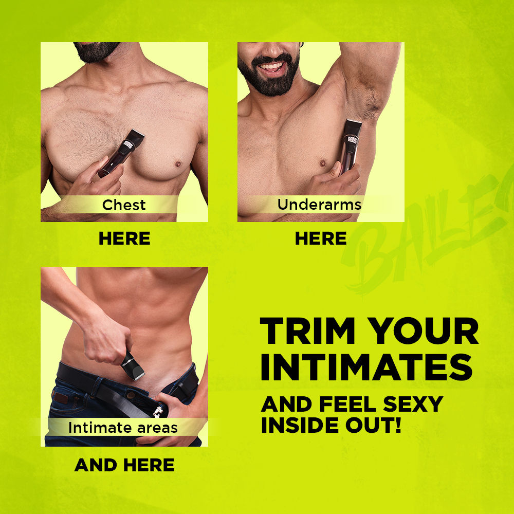 Bombay Shaving Company Balls Trimmer | Type-C Charging |Baller| Body Groomer